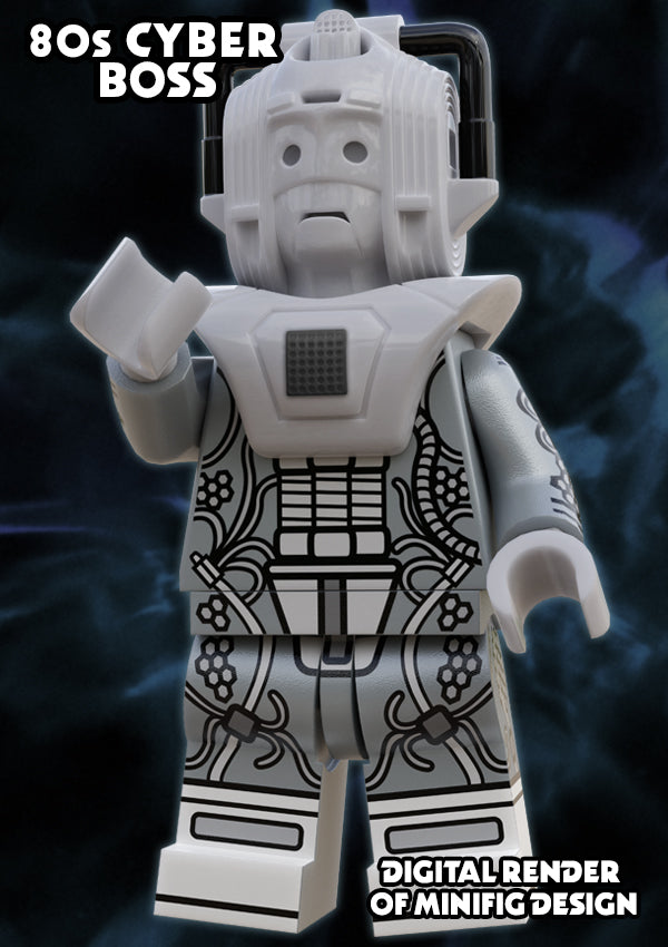 Preorder Doctor How? - 80s Cyber Boss Custom Minifigure