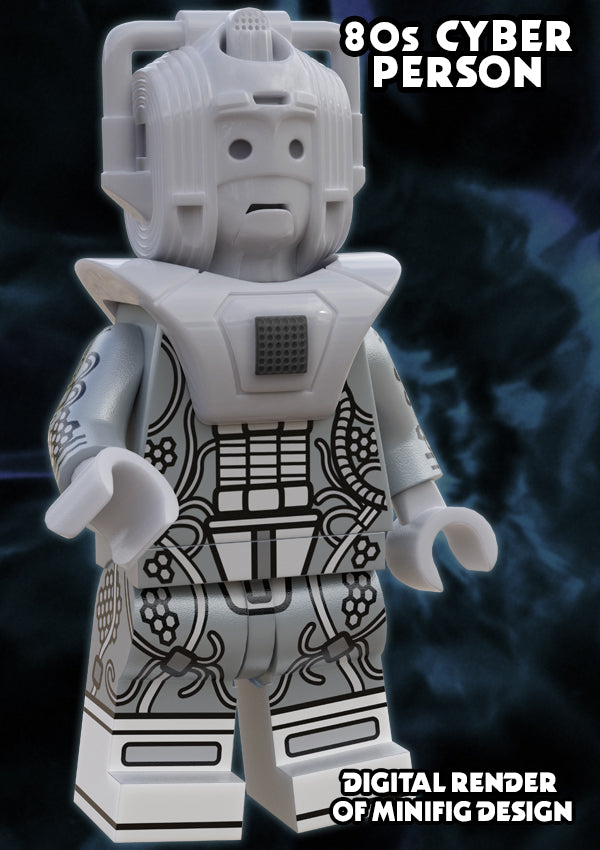 Preorder Doctor How? - 80s Cyber Person Custom Minifigure