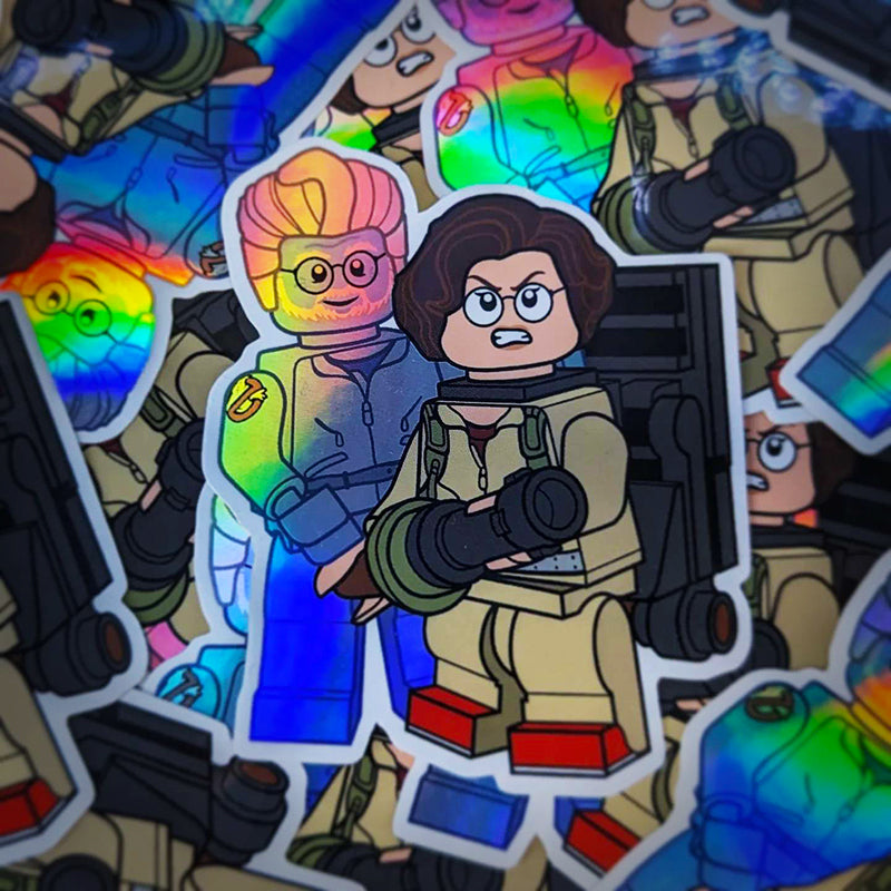 Ghost Smashers Afterlife - Flightsuit Junior (with Holographic Ghostly Grandfather) Sticker