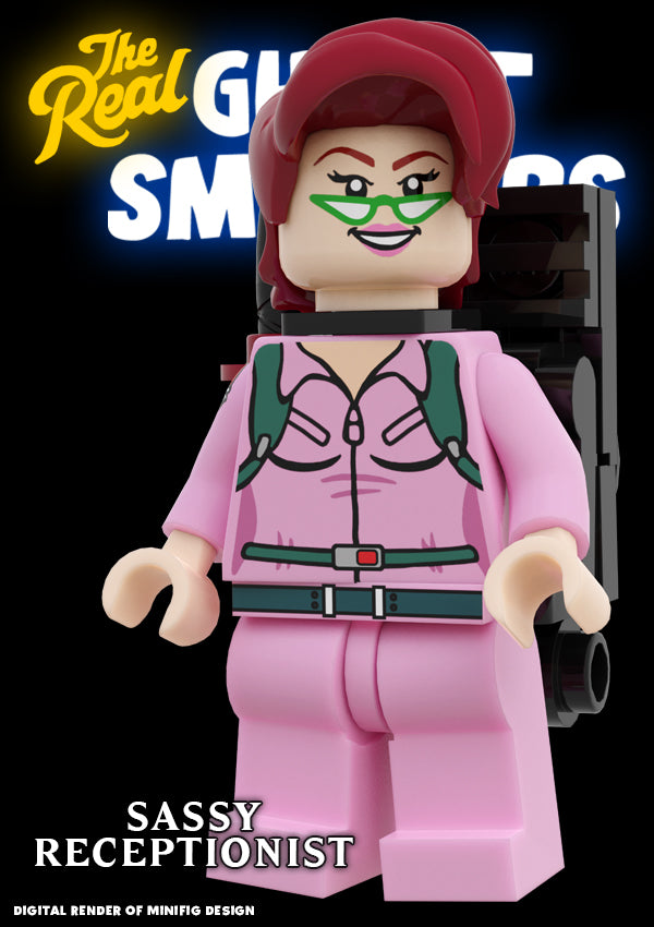 Preorder The REAL Ghost Smashers - Sassy Receptionist Custom Minifigure