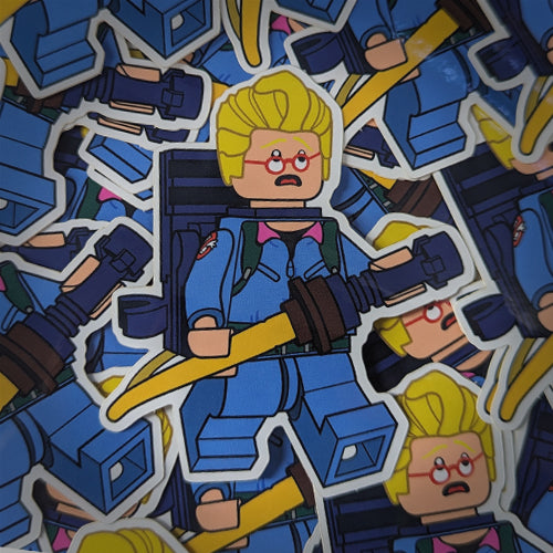 The Real Ghost Smashers - Phlegmatic Physicist Sticker