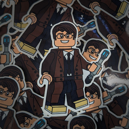 Dr How? - 10th Doctor Sticker
