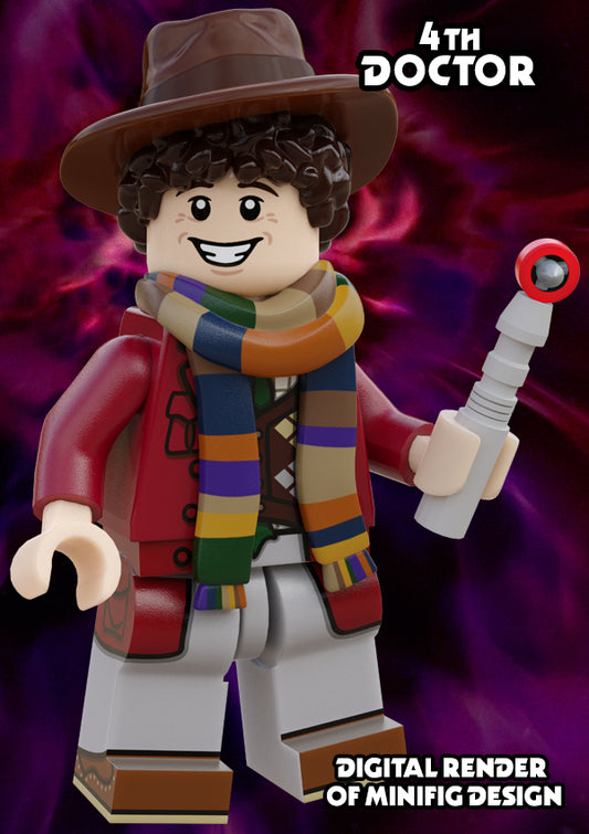 Preorder Doctor How? - The 4th Doctor Custom Minifigure