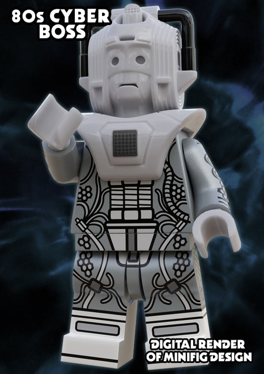 Preorder Doctor How? - 80s Cyber Boss Custom Minifigure