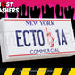 Preorder Ghost Smashers - Slime Smashers Ecto 1A Vehicle License Plate - Custom 1x2 Tile