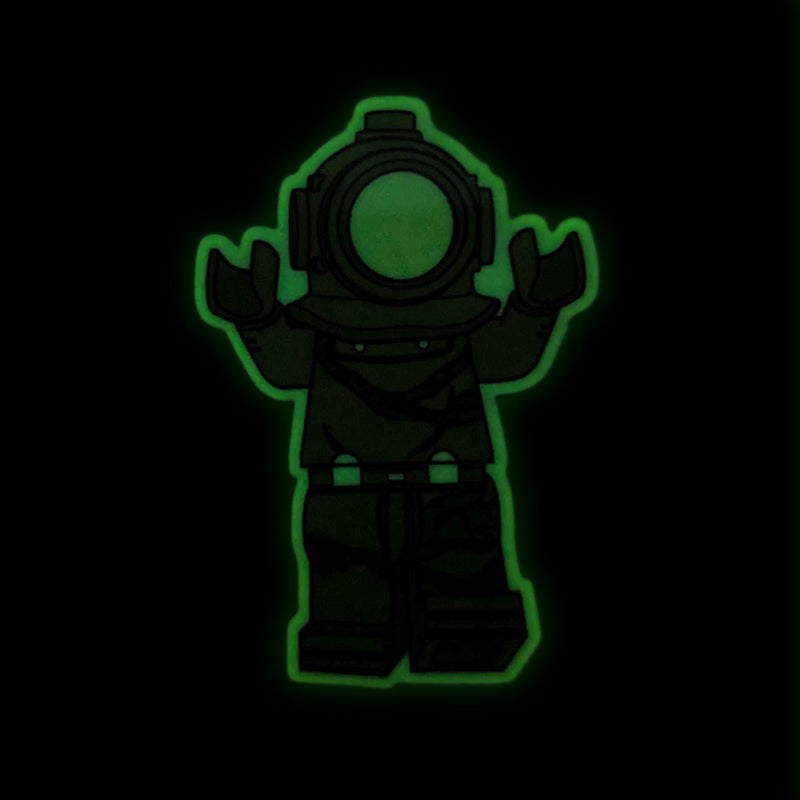 Mysteries Inc. - Ghost Diver Glow in the Dark Sticker