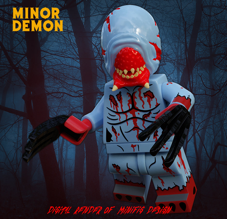 Mini Demon Real Preorder The Evil Undead - Minor Demon Custom Minifigure – CutTheKragle