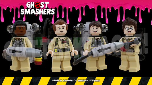 Preorder Ghost Smashers - Slime Showdown Custom Minifigure Collection